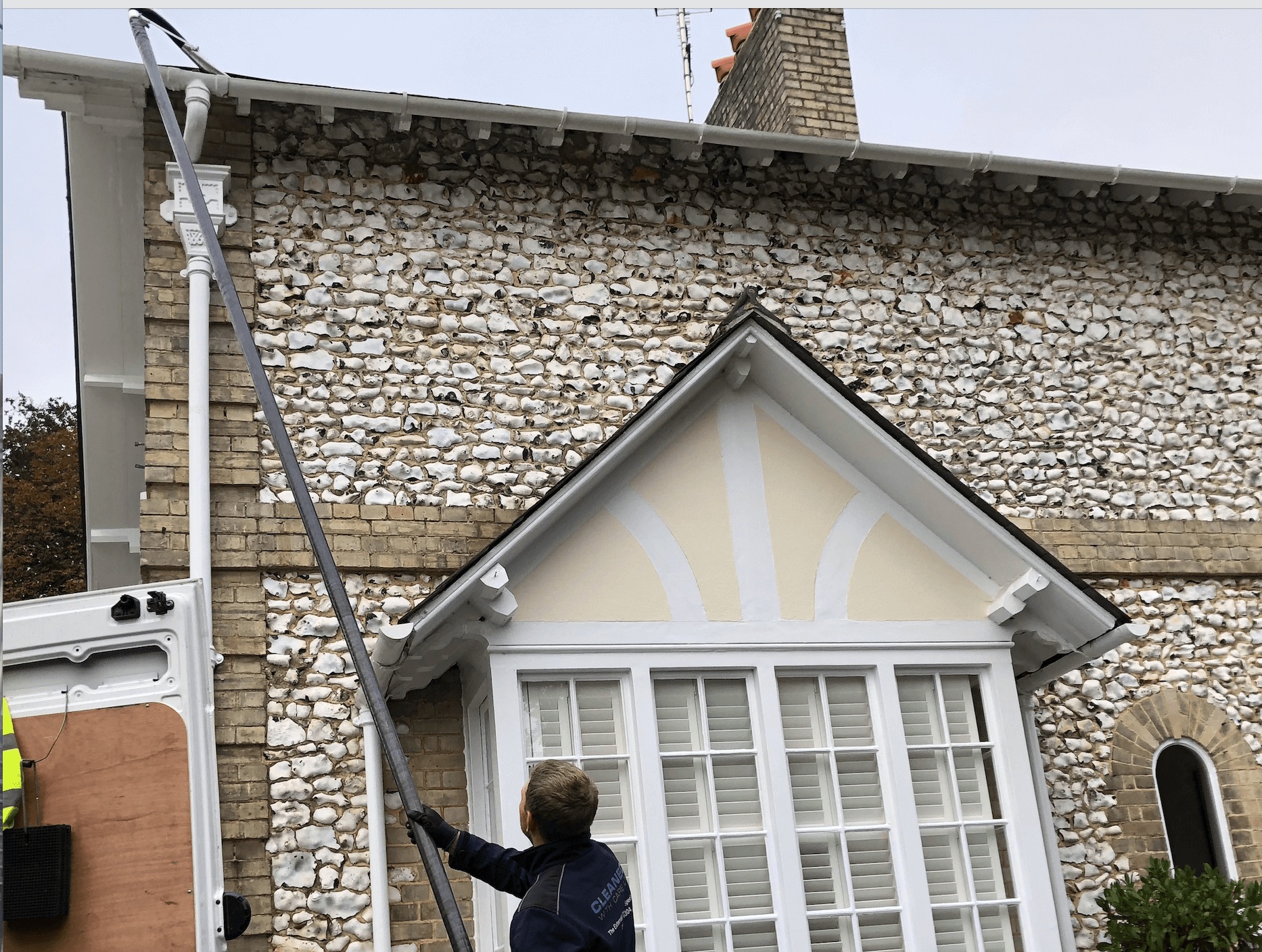 Professional gutter cleaning tools and equipment used by The Roof Moss Cleaners in Sunningdale